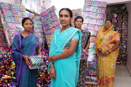 Godavari Satpute and her employees