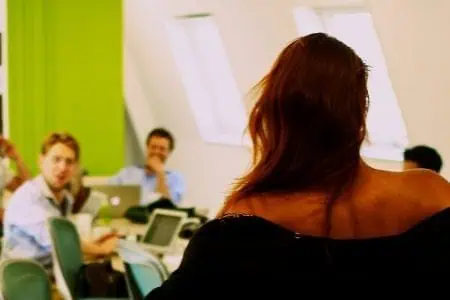 Paulina Sygulska stripping in front of staff