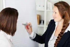 women working together