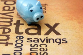 Image: Tax and savings via Shutterstock