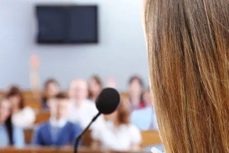 Public speaking women