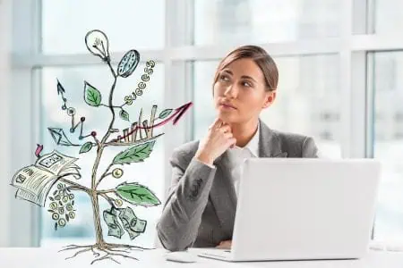 growing business woman