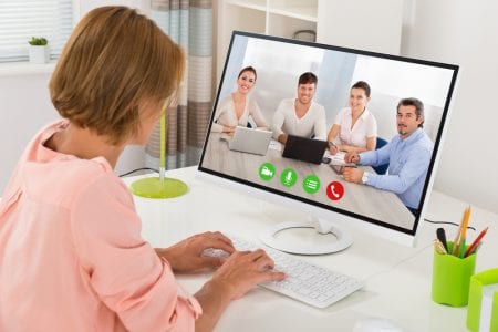 video conferencing team