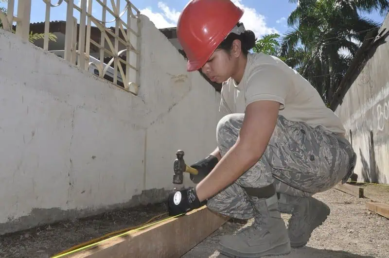 woman in manual trades