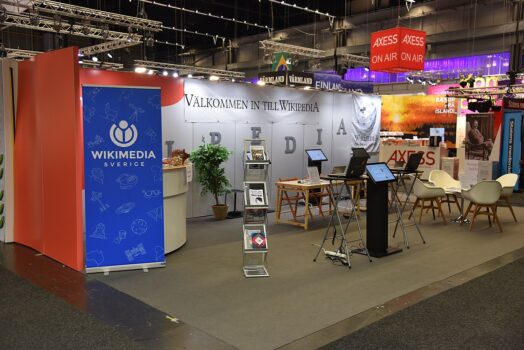 Wikimedia Sverige at Goteborg Book Fair 2019 02 How to Create a Memorable Brand Experience with Your Exhibition Stand