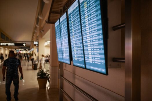 flight information board