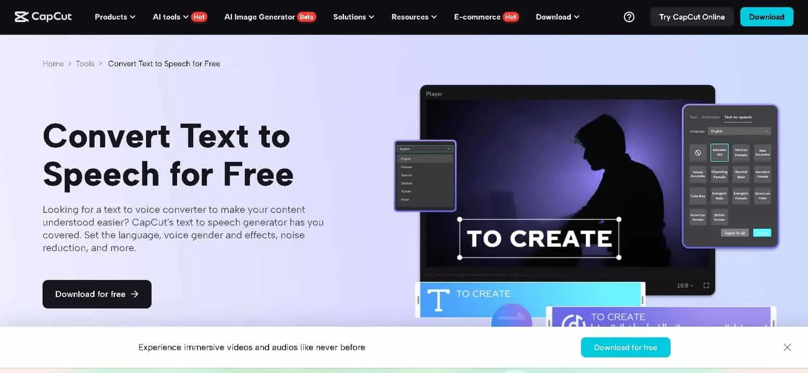 text to speech