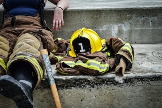female firefighter