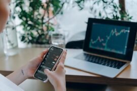 stock trading woman