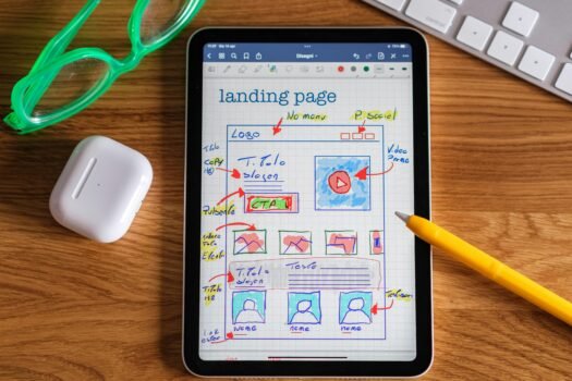 website wireframe