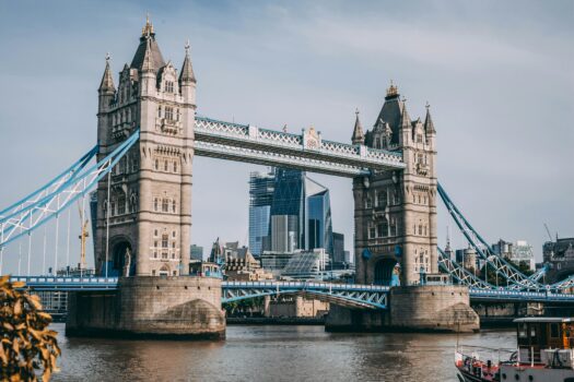 Tower bridge in London