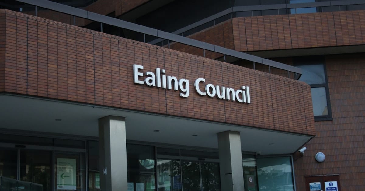 Ealing Council Building Close-up