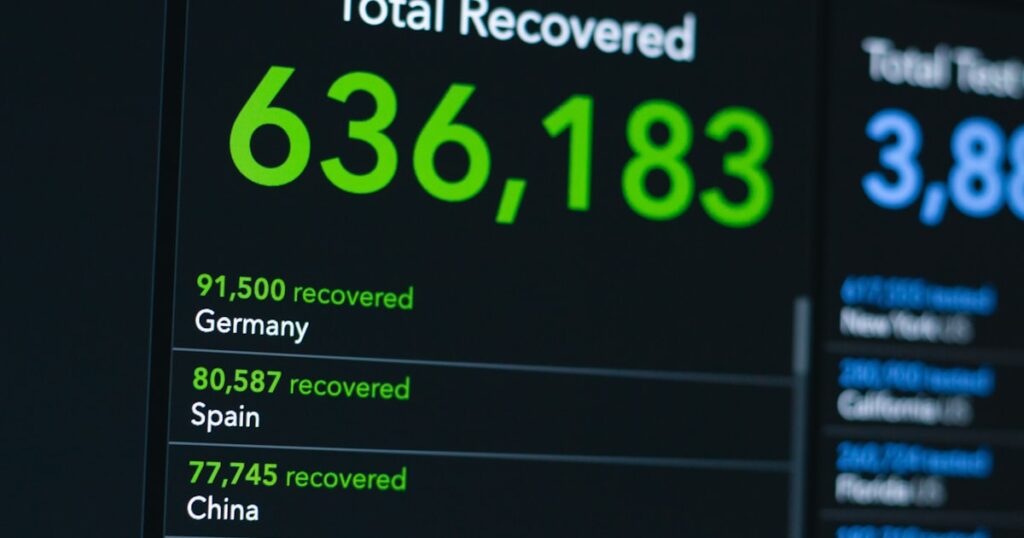 a close up of a computer screen with numbers on it