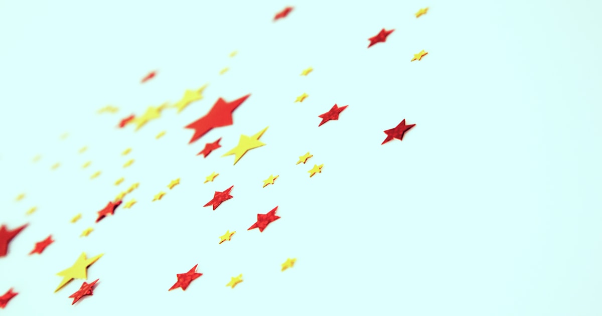 red and yellow stars