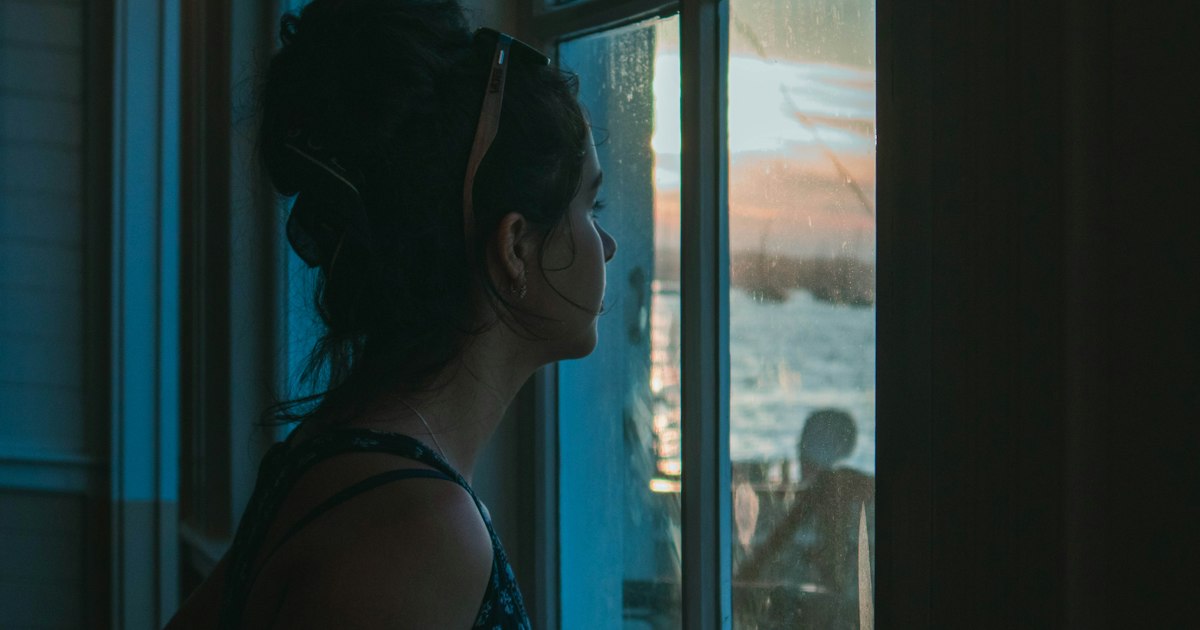 Looking at window