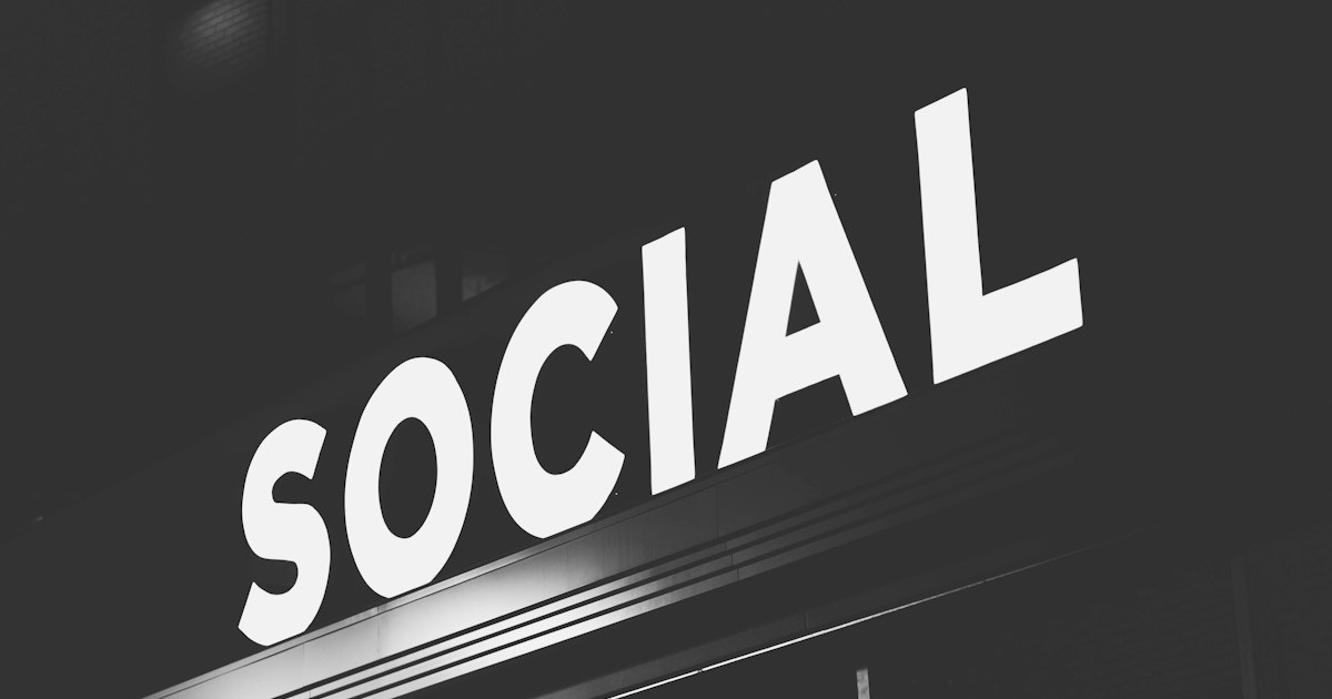 A reminder to live in community with others, be social.