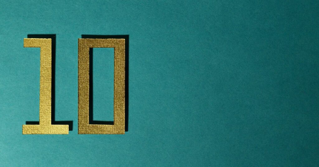 Golden number ten