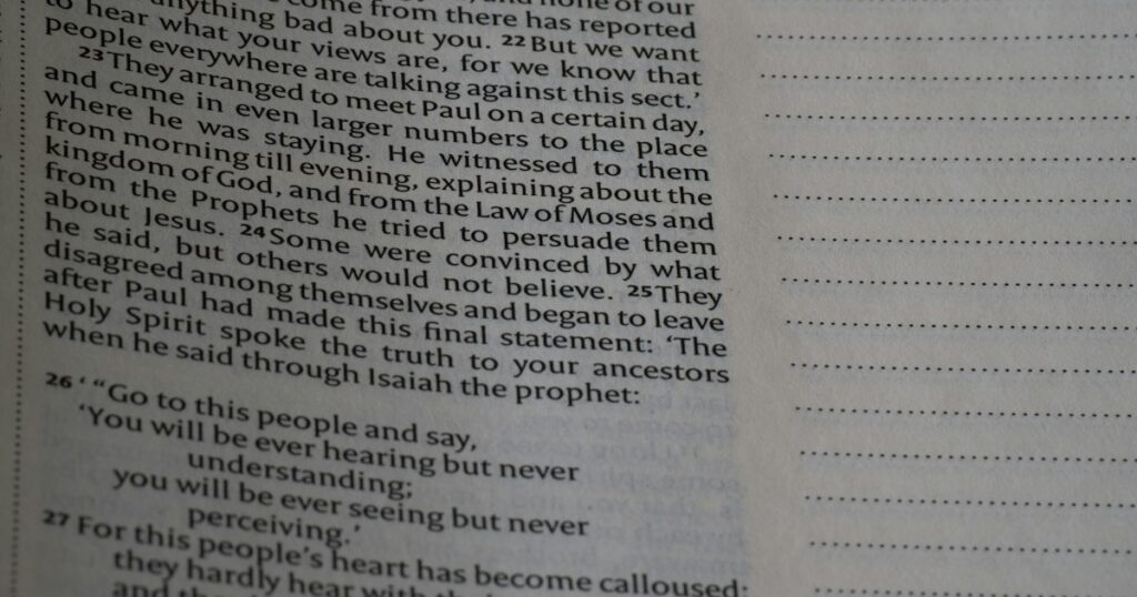 close up, bokeh, bible, new testament, christian, history, text, reading, bible study, devotions, christianity, scripture, book of acts, acts, luke,